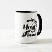 Zuhause Sweet Zuhause hübsche Combo-Tasse Tasse (VorderseiteRechts)