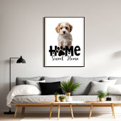 Zuhause Sweet Zuhause Hund Poster