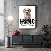 Zuhause Sweet Zuhause Hund Poster