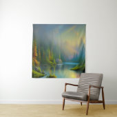 Zuhause Sweet Zuhause im Wald Wandteppich (Beispiel)