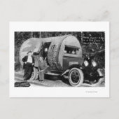 Zuhause Sweet Zuhause in einem Taschenbaum Postkarte (Vorderseite)