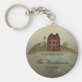 Zuhause Sweet Zuhause Individuelle Name Schlüssela Schlüsselanhänger