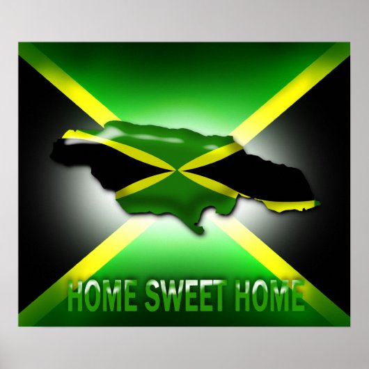 Zuhause Sweet Zuhause Jamaica Große Plakatwerbung Poster (Vorne)
