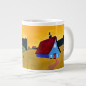ZUHAUSE SWEET ZUHAUSE Jumbo Tasse (Vorderseite Rechts)