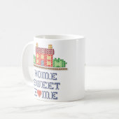 Zuhause Sweet Zuhause Kaffeetasse (Vorderseite Links)
