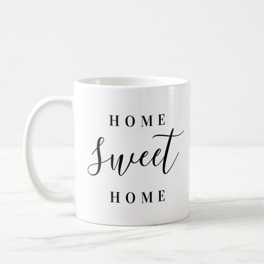 Zuhause Sweet Zuhause Kaffeetasse (Links)
