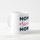 Zuhause Sweet Zuhause Kaffeetasse (Vorderseite Links)