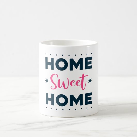 Zuhause Sweet Zuhause Kaffeetasse (Mittel)
