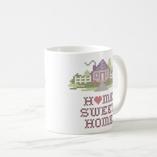 Zuhause Sweet Zuhause Kaffeetasse (VorderseiteRechts)