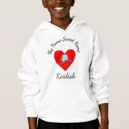 Zuhause Sweet Zuhause Kodiak Hoodie (Vorderseite)