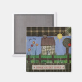 Zuhause Sweet Zuhause Kühlschrankmagnet (Vorderseite/Rückseite)