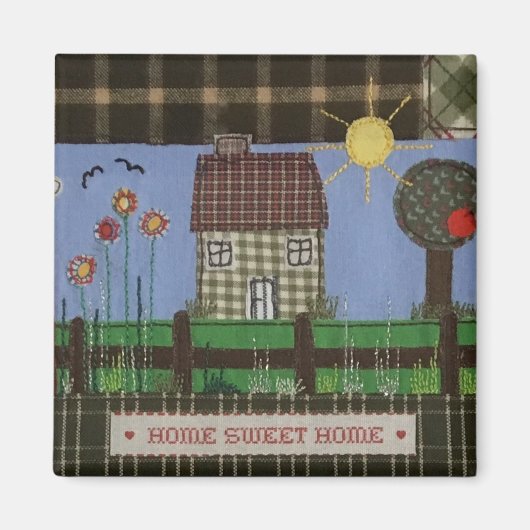 Zuhause Sweet Zuhause Kühlschrankmagnet (Vorne)