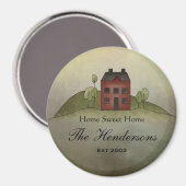 Zuhause Sweet Zuhause Kühlschrankmagnet (Vorderseite/Rückseite)