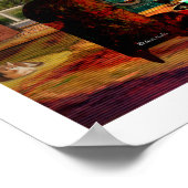 Zuhause Sweet Zuhause LeeMarie's Creative Design P Poster (Ecke)