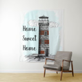 Zuhause Sweet Zuhause Lighthouse Wandteppich (Beispiel)