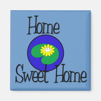 Zuhause Sweet Zuhause Lilly Pad Magnet