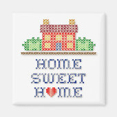 Zuhause Sweet Zuhause Magnet (Vorne)