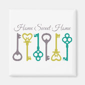 Zuhause Sweet Zuhause Magnet (Vorne)