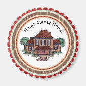 Zuhause Sweet Zuhause Magnet (Vorne)