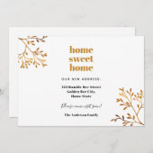 Zuhause sweet Zuhause moderne, elegante Bewegung Ankündigung (Vorne/Hinten)