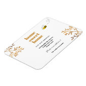 Zuhause sweet Zuhause moderne, elegante Bewegung Magnet (Linke Seite)