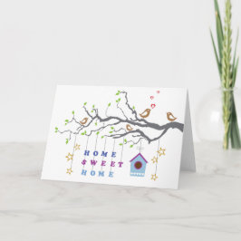 Zuhause Sweet Zuhause Move in Paaren Grußkarte Karte