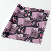 Zuhause Sweet Zuhause-Muster Geschenkpapier (Ungerollt)