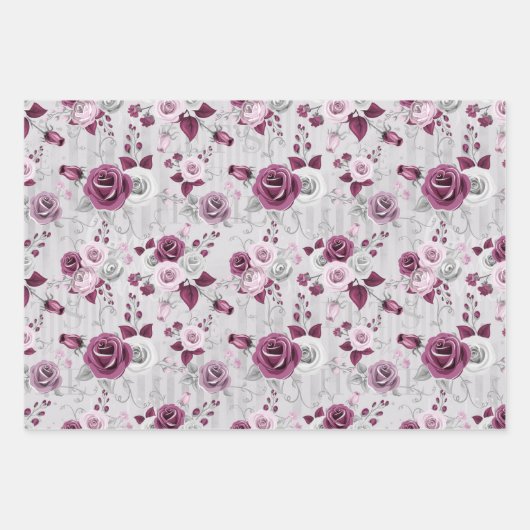 Zuhause Sweet Zuhause-Muster Geschenkpapier Set (Vorderseite 3)