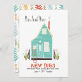 Zuhause Sweet Zuhause New Address Ankündigung (Vorne/Hinten)