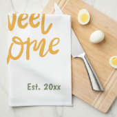 Zuhause Sweet Zuhause New Homeowner Housewarming H Geschirrtuch (Viertel Falte)