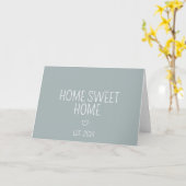 Zuhause Sweet Zuhause New Homeowner Karte (Gelbe Blume)