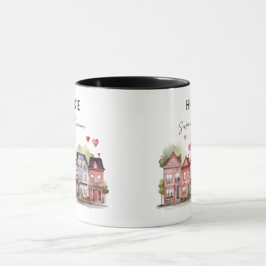Zuhause Sweet Zuhause New Homeowner Tasse (Zentrum)