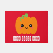 Zuhause Sweet Zuhause Niedlich Pumpkin Willkommen Fußmatte (Vorderseite)