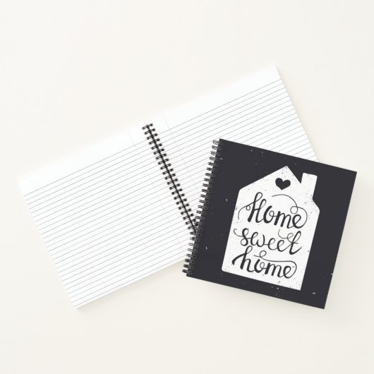 Zuhause Sweet Zuhause Notizbuch (Innenseite)