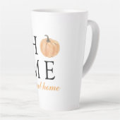 Zuhause Sweet Zuhause | Orange Pumpkin | Herbstsai Milchtasse (Rechte Ecke)