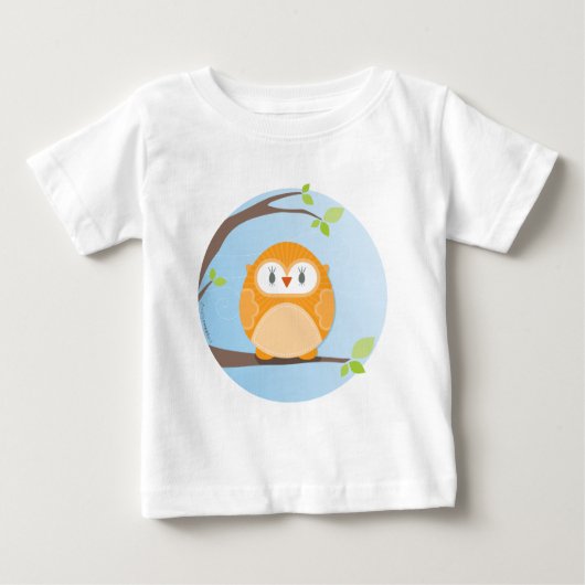 ZUHAUSE SWEET ZUHAUSE :: Owl in einem Baum 4 Baby T-shirt (Vorderseite)