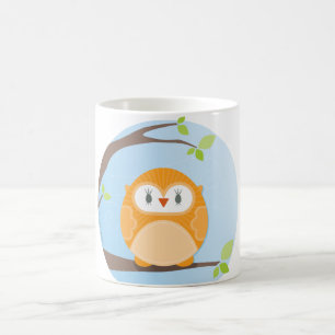 ZUHAUSE SWEET ZUHAUSE :: Owl in einem Baum 4 Kaffeetasse