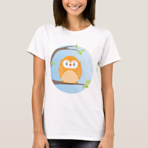 ZUHAUSE SWEET ZUHAUSE :: Owl in einem Baum 4 T-Shirt