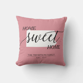 Zuhause Sweet Zuhause PA Staat Familie Name Throw  Kissen