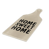 ZUHAUSE SWEET ZUHAUSE Paddle Cutting Board Schneidebrett (Ecke)