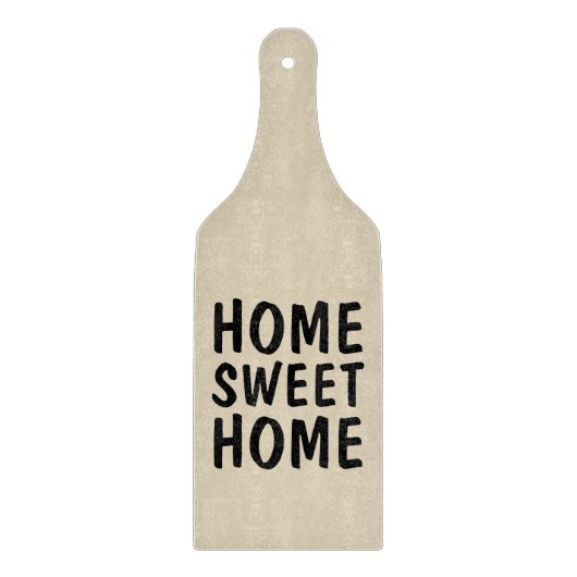 ZUHAUSE SWEET ZUHAUSE Paddle Cutting Board Schneidebrett (Vorderseite)