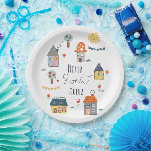 Zuhause Sweet Zuhause Pappteller (Party)