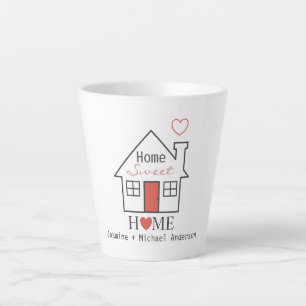 Zuhause Sweet Zuhause Personalisiert Milchtasse