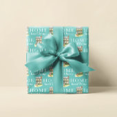Zuhause Sweet Zuhause Personalisiert Wrapping Pape Geschenkpapier Set