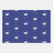 "Zuhause Sweet Zuhause Planet Earth" Whimsical Ast Geschenkpapier Set (Vorderseite 3)