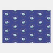 "Zuhause Sweet Zuhause Planet Earth" Whimsical Ast Geschenkpapier Set (Vorderseite 2)