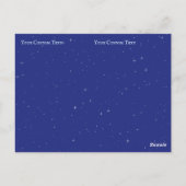 "Zuhause Sweet Zuhause Planet Earth" Whimsical Cus Postkarte (Rückseite)