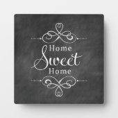 Zuhause Sweet Zuhause Plaque Fotoplatte (Vorderseite)