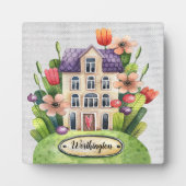 Zuhause Sweet Zuhause Plaque Fotoplatte (Vorderseite)