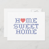 Zuhause Sweet Zuhause Postcard Postkarte (Vorne/Hinten)